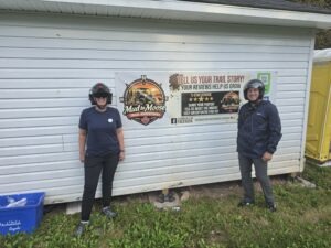 Guests preparing for a guided ATV tour in New Brunswick at Mud to Moose Trail Adventures